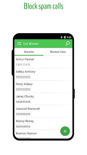 Phone Call Blocker - Blacklist ekran görüntüsü 0