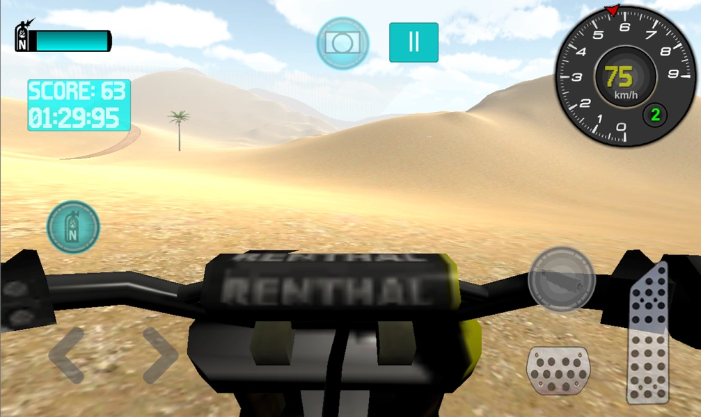 Desert Motocross Rally Screenshot 0