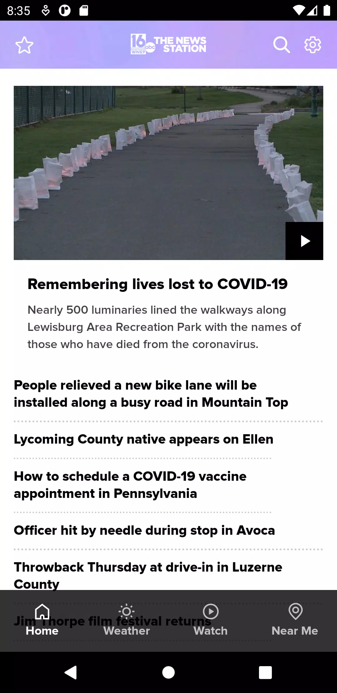 WNEP The News Station capture d’écran 2