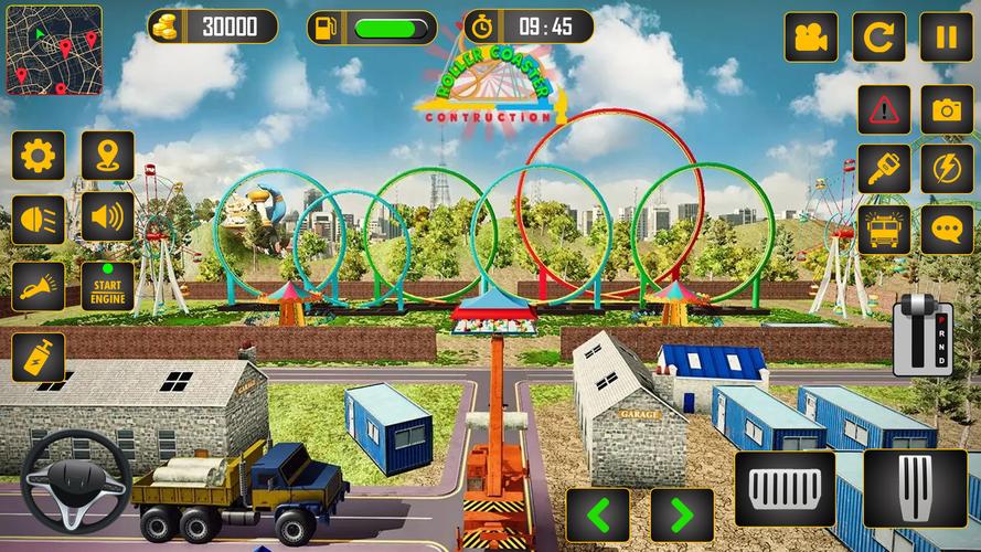 Roller Coaster Builder Game capture d’écran 1