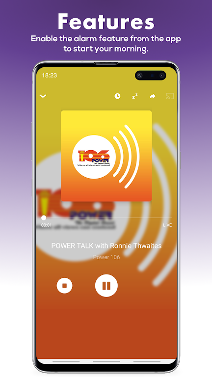 ภาพหน้าจอ Power 106 FM Jamaica 2