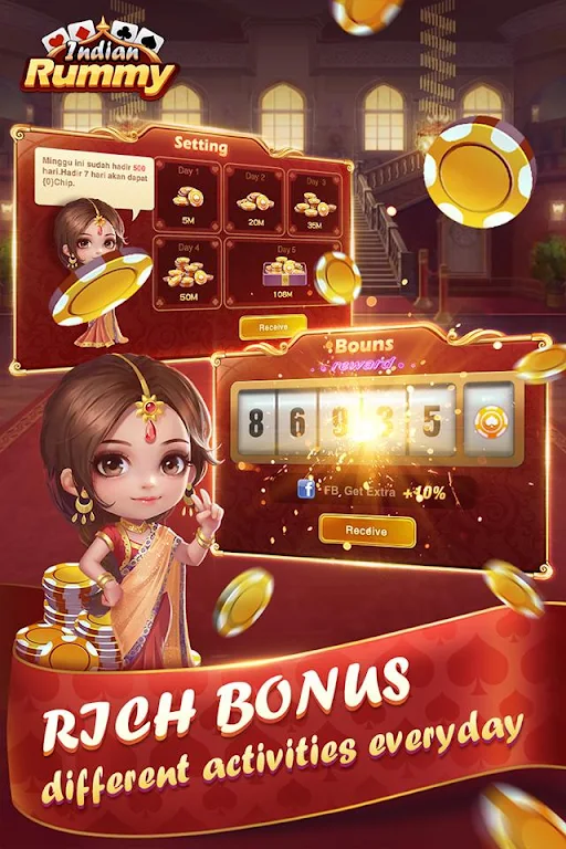 Indian Rummy-free card game online ekran görüntüsü 3
