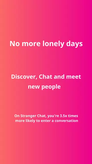 Stranger Chat And Date - Online Random Chat Rooms zrzut ekranu 0