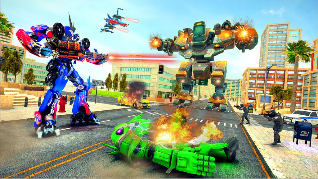 Truck Robot Transform Game屏幕截圖1
