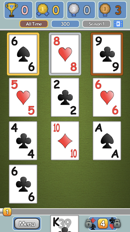 One Stack Solitaire: Free Card Game應用截圖第2張