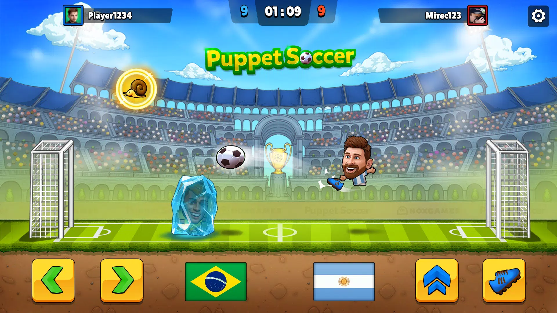 Puppet Soccer - Football screenshot 0