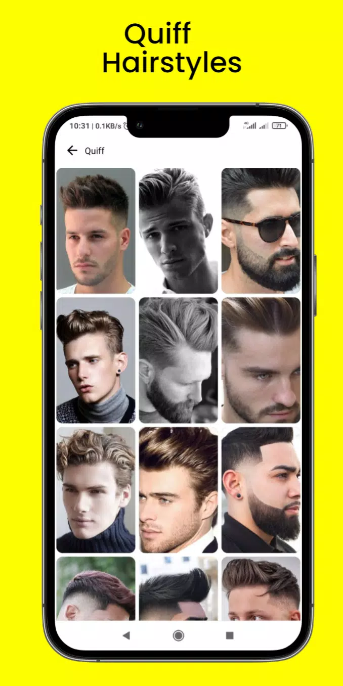 ภาพหน้าจอ Mens Latest Hairstyles 2023 1