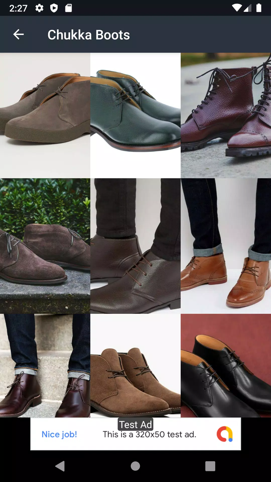 Chukka Boots Ideas capture d’écran 1