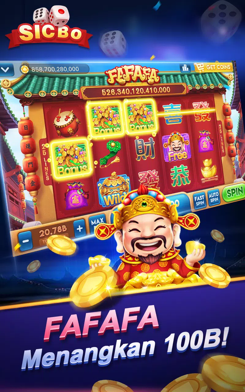 SicBo Casino Dice Game экрана 0