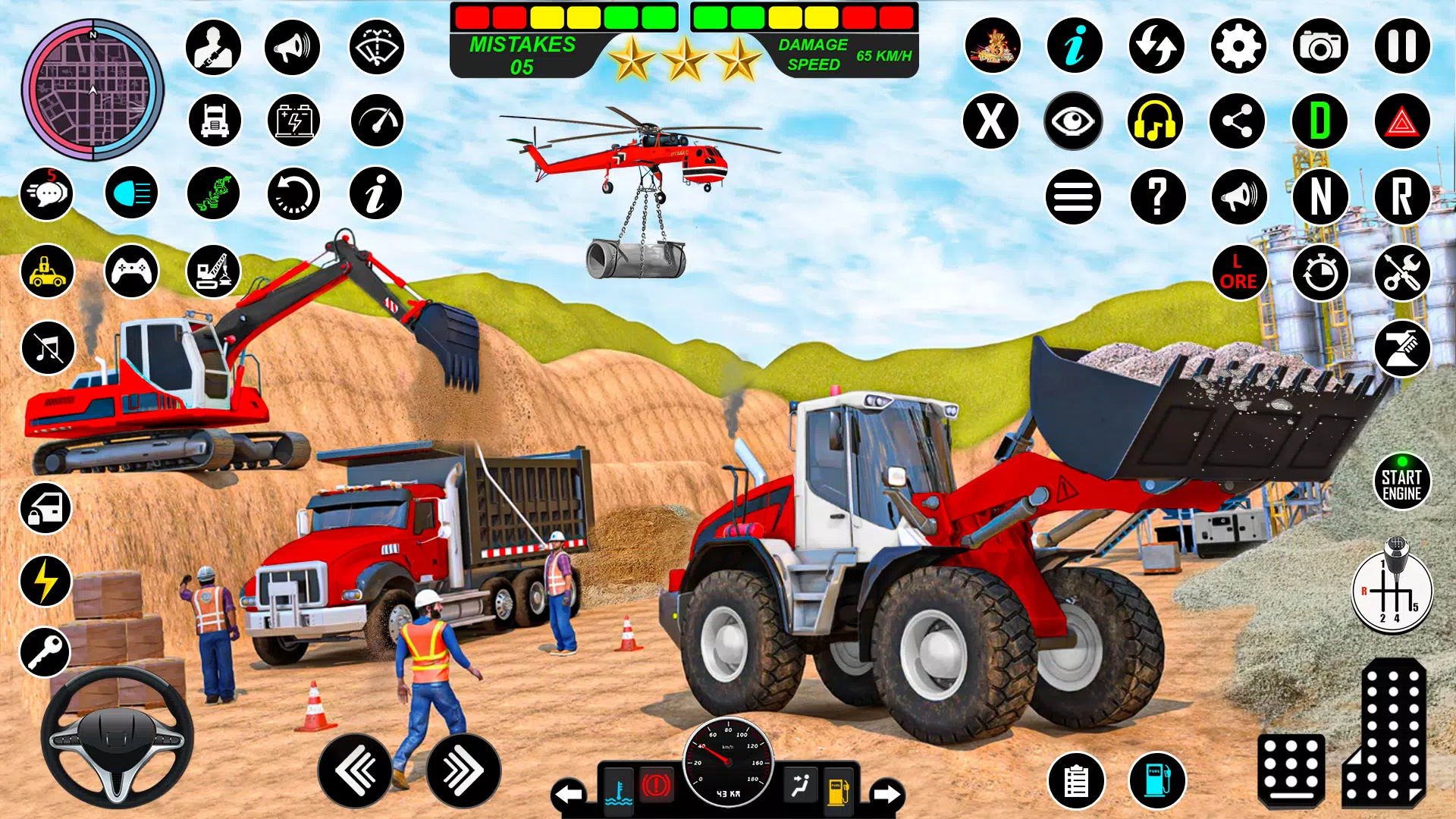 Snow Excavator Simulator Game zrzut ekranu 2