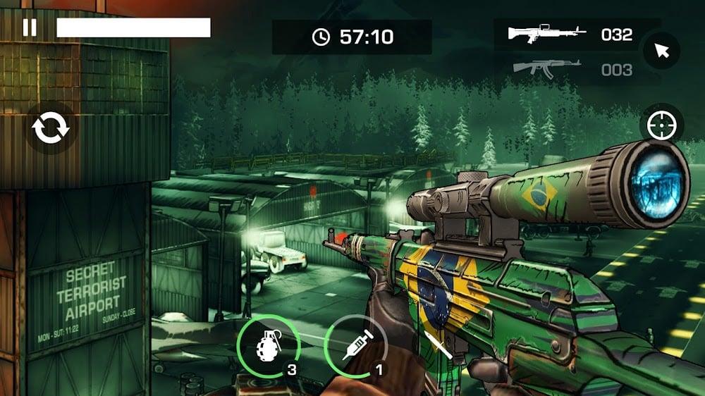 Gun Shooting Games Offline FPS Captura de pantalla 3