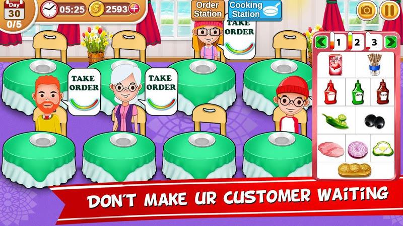 Schermata My sandwich Shop Games 0