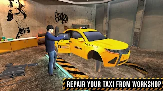 USA Taxi Car Driving: Car Game Screenshot 3