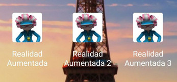 Screenshot Realidad Aumentada App Android 2