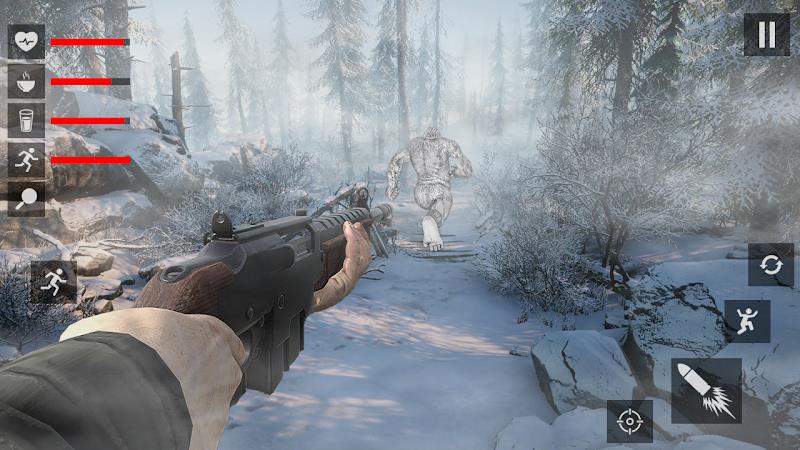 Bigfoot Yeti Hunt & Survival Captura de pantalla 3