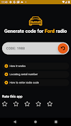 Ford radio code generator Schermafbeelding 3