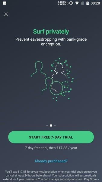 AVG Secure VPN Proxy & Privacy capture d’écran 3