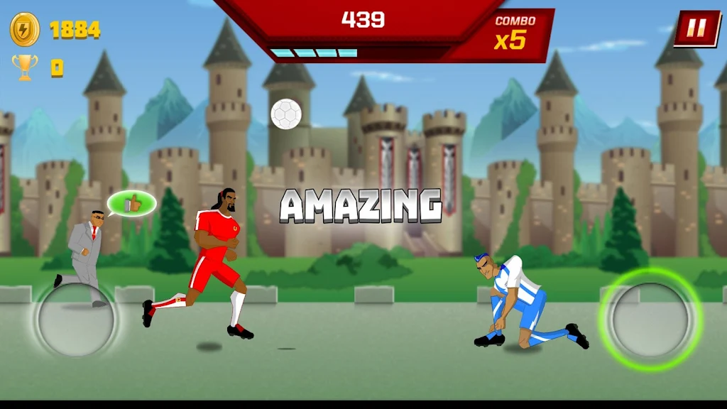 Supa Strikas Dash - Dribbler Runner Game Modスクリーンショット2
