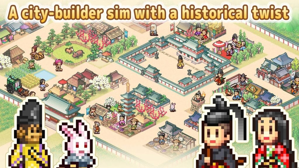 Symulacja historyczna: Kairosoft przedstawia „Historię miasta Heian”