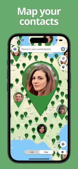 Contact on Map screenshot 0