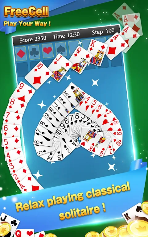 Solitaire - FreeCell Card Game屏幕截圖2