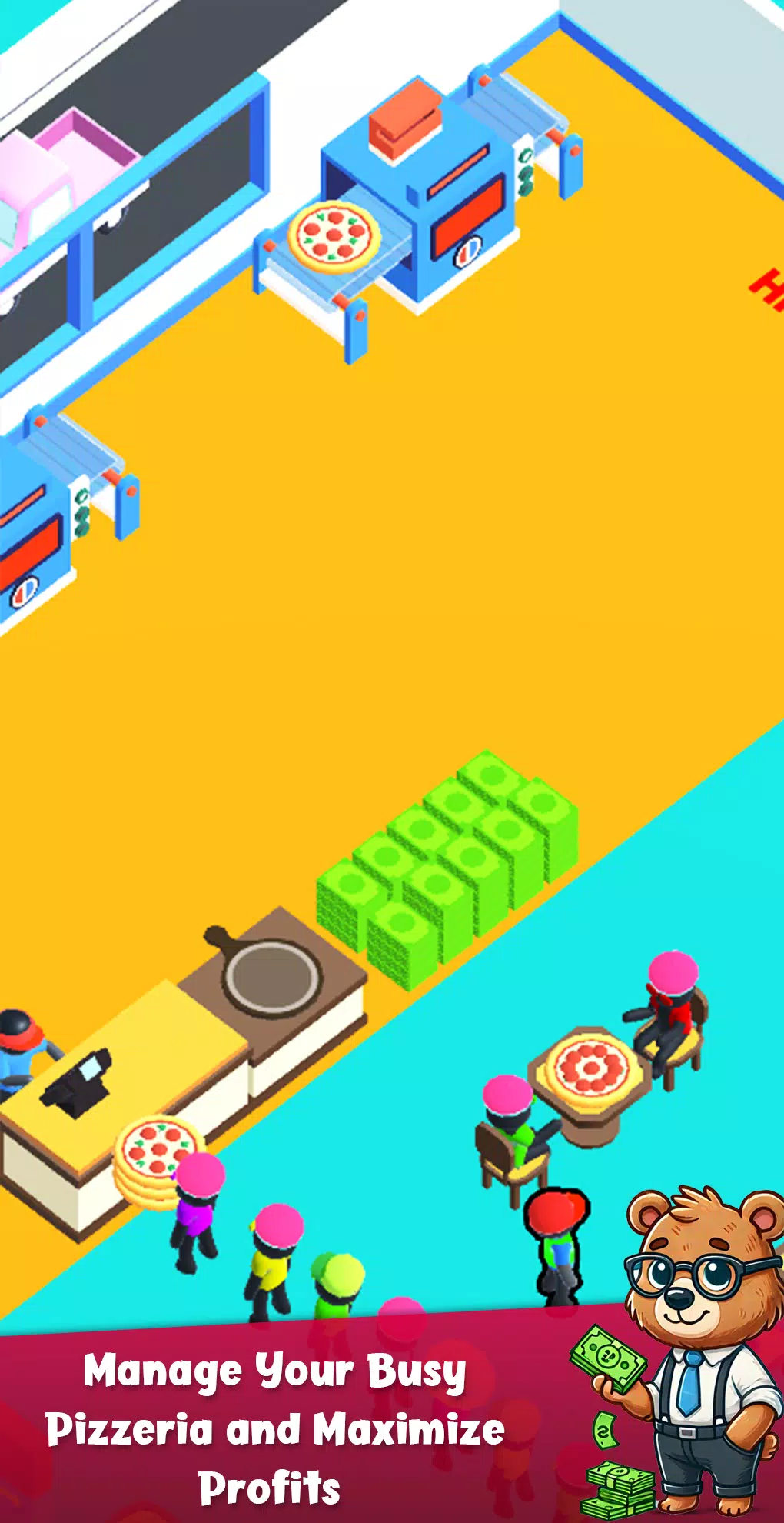 Bear Pizza Maker:Cooking Games screenshot 2