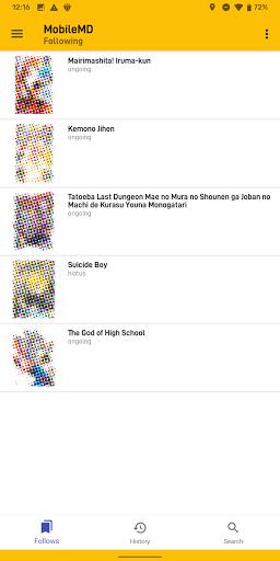 MobileMD - Mangadex client Screenshot 0