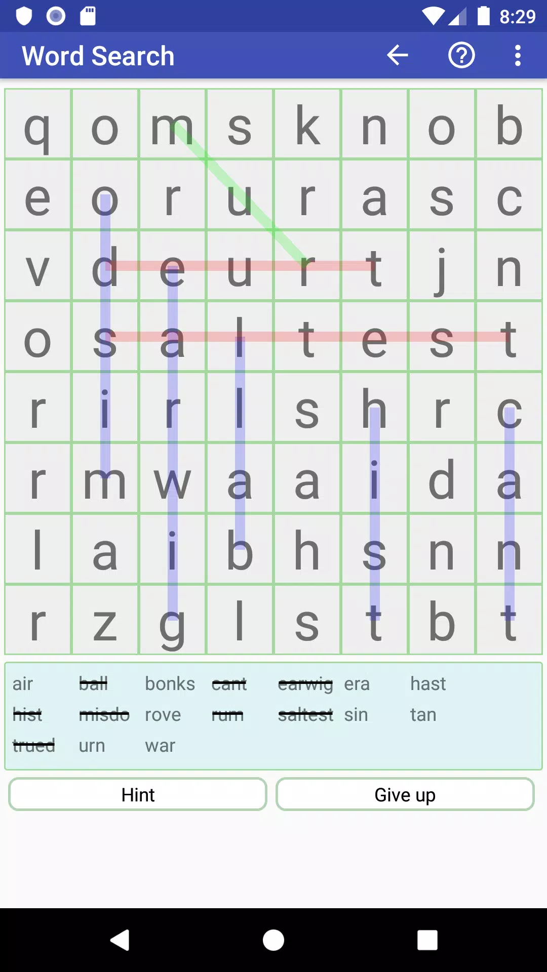 WGC Word Game Collection screenshot 1