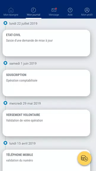 Screenshot Mon Epargne 3