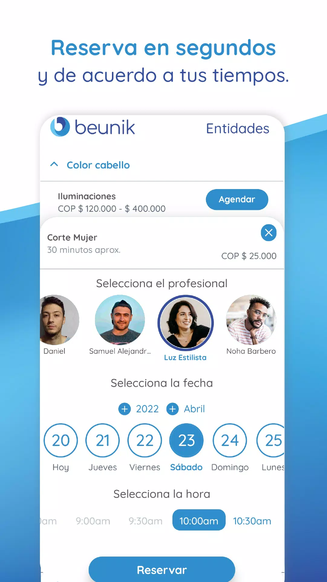 Beunik: Reservas en belleza screenshot 2