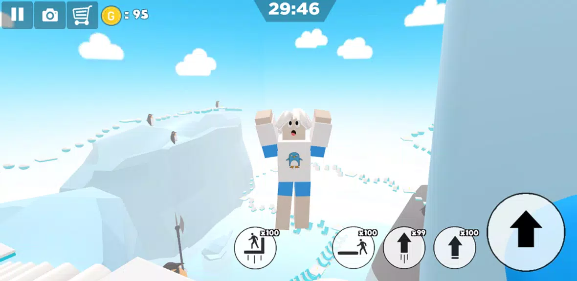 Ice snow island parkour屏幕截圖1