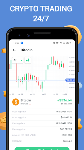 ภาพหน้าจอ Cryptomania —Trading Simulator 3