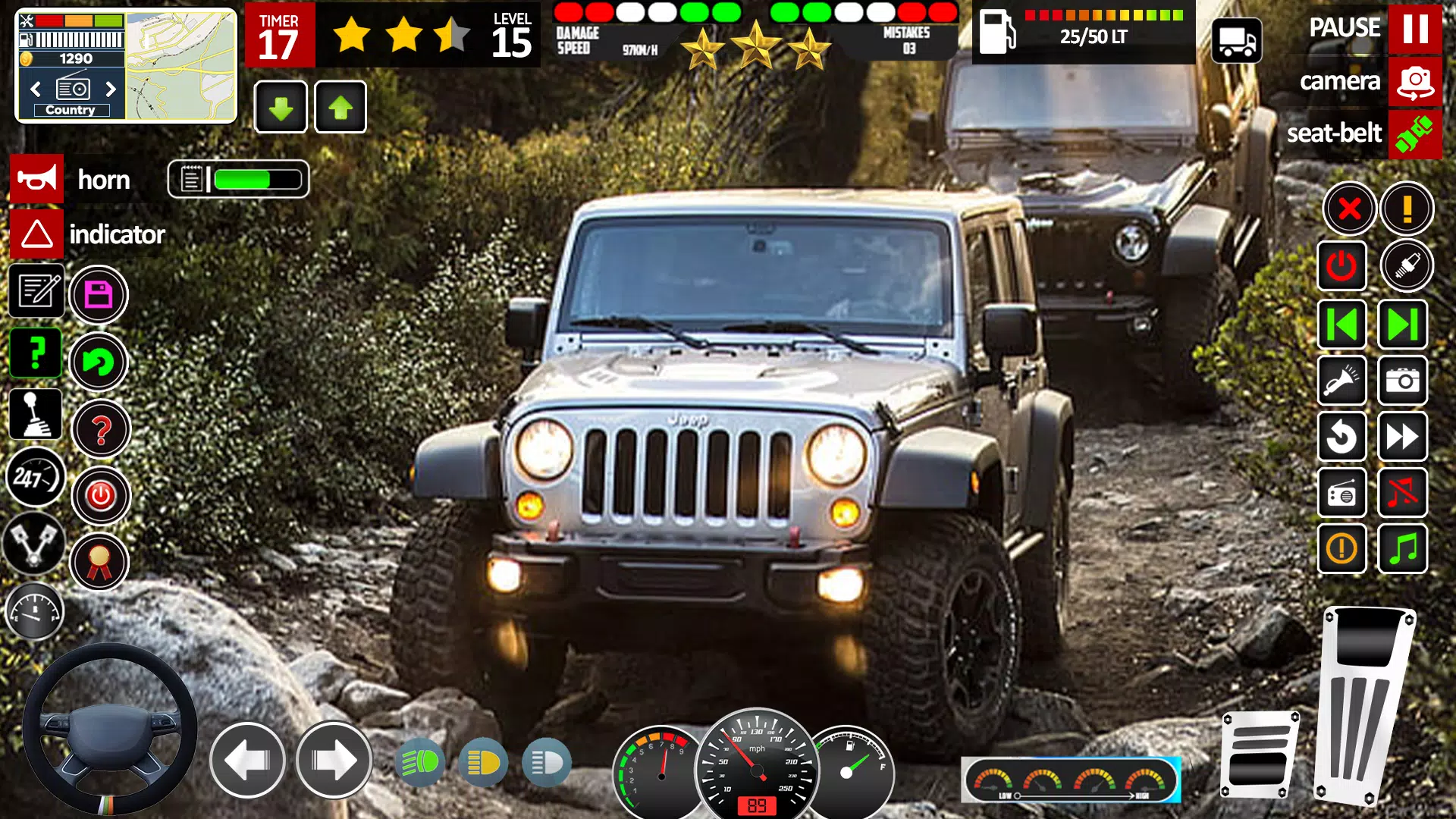 Jeep Driving Game 3d Simulator Zrzut ekranu 1