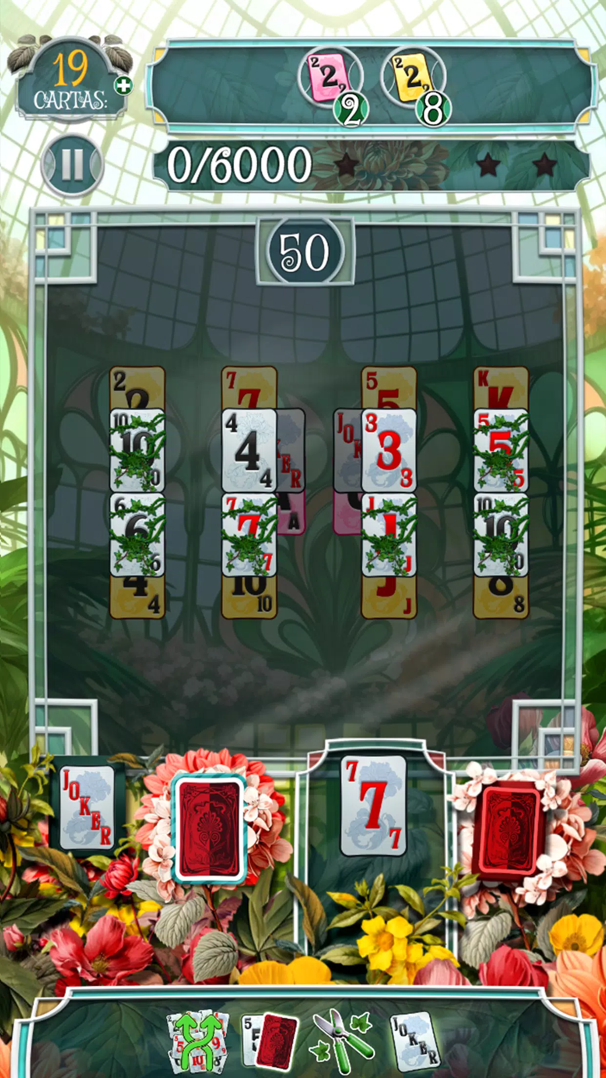 Greenhouse Solitaire TriPeaks Ảnh chụp màn hình 0