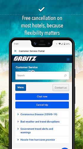 Orbitz Hotels & Flights screenshot 1