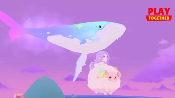 Dreamland：一起玩紫色天空的新區域，閃亮的鯨魚