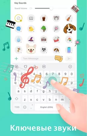 Facemoji Emoji KeyboardDIY Emoji Keyboard Theme ကိုဖန်သားပြင်2