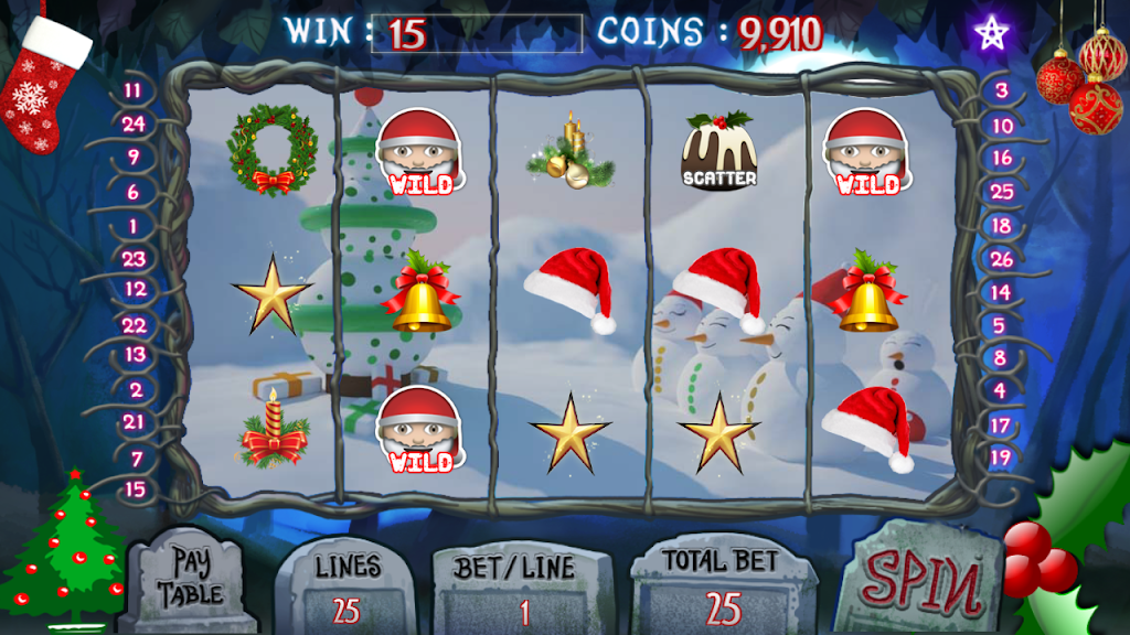 Christmas Jackpot : Real Casino Slot Master 777屏幕截圖2