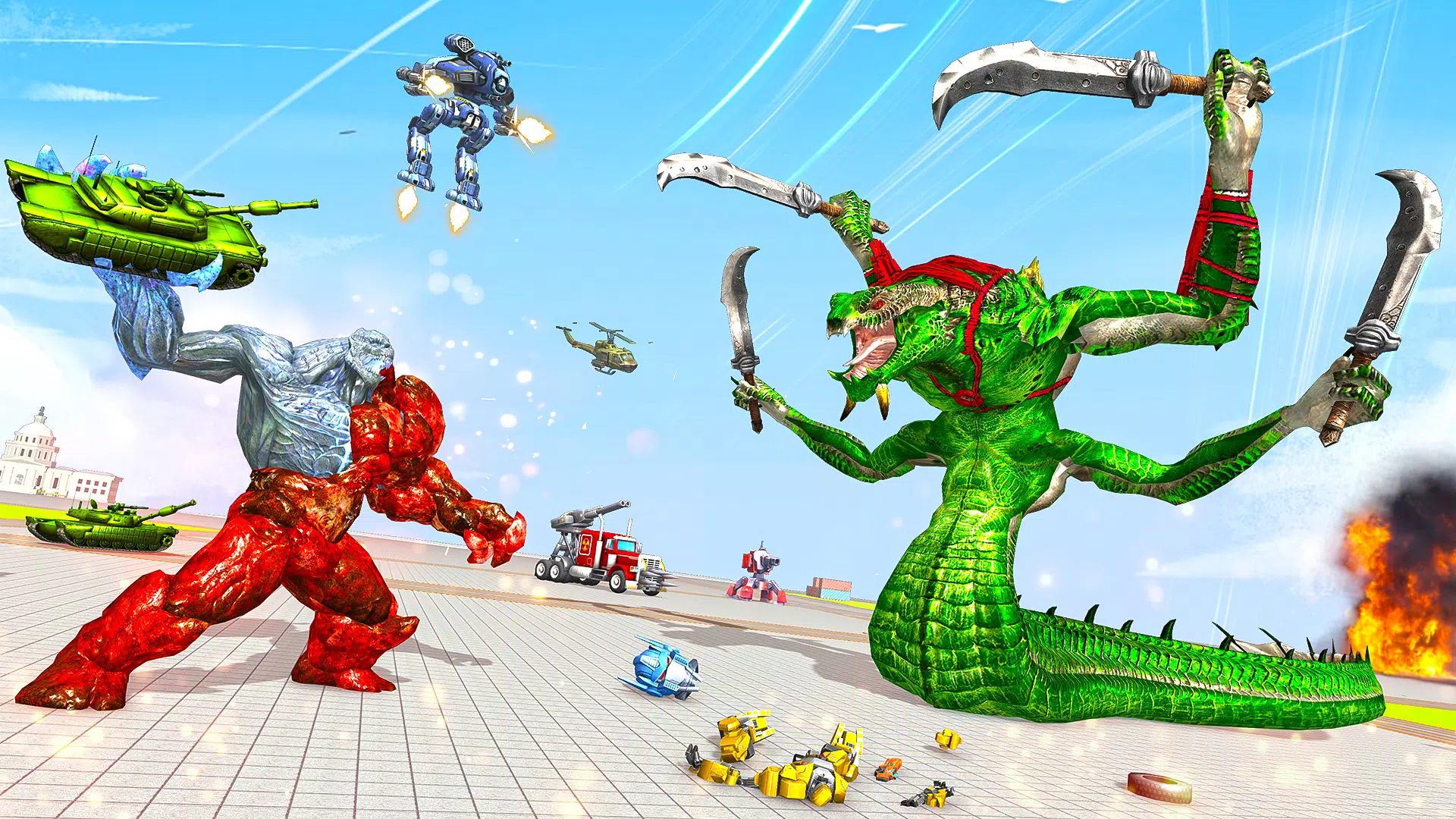 Snake Robot Game - Stone Robot应用截图第0张