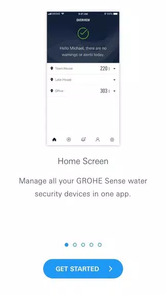 ภาพหน้าจอ GROHE Sense 0