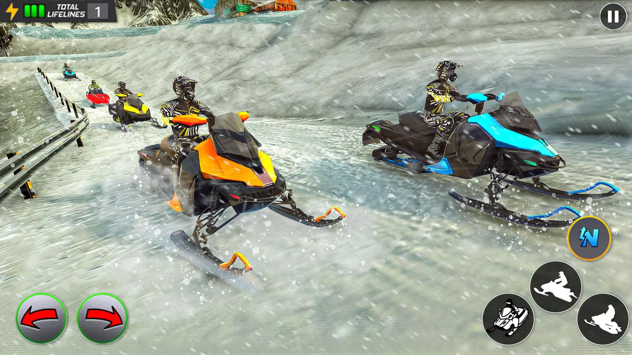 Crazy Skills Snowcross Games captura de pantalla 0