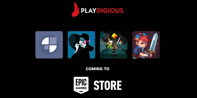 A PlayDigious lançará quatro de seus jogos na Epic Games Store no Android e iOS