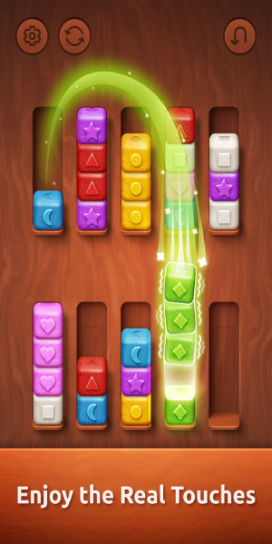 ภาพหน้าจอ Colorwood Sort Puzzle Game Mod 1