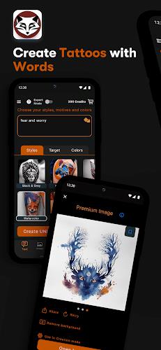 Screenshot AI Tattoos - Tattoo Maker 0