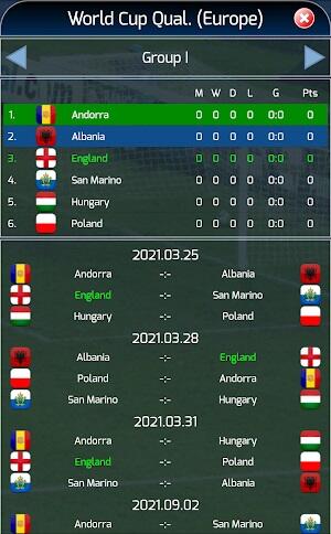 ภาพหน้าจอ True Football National Manager 2