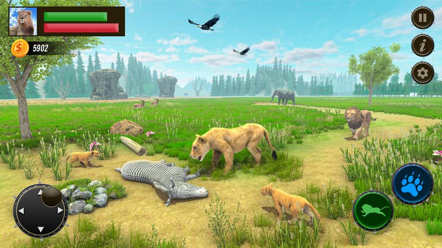 Jungle Kings Kingdom Lion экрана 2