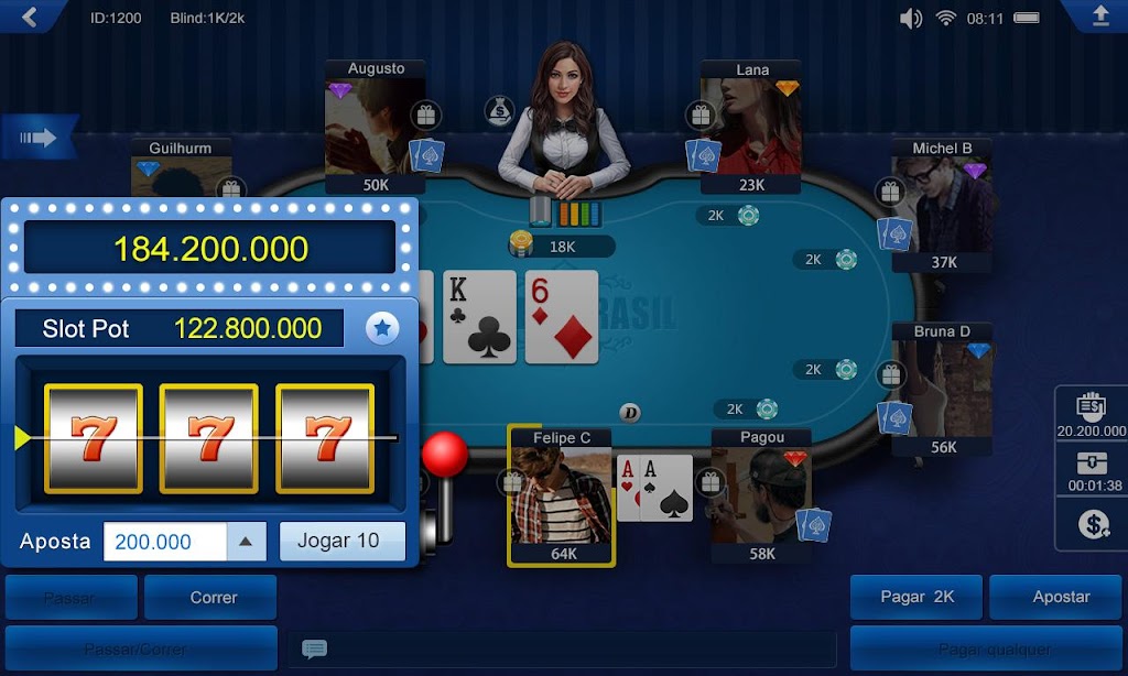 Poker Brasil HD ekran görüntüsü 3