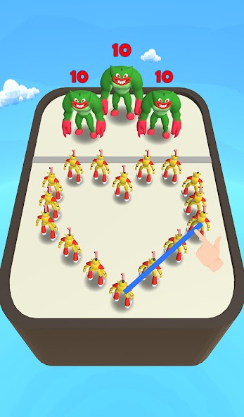 Merge Monster: Frog Evolution Mod स्क्रीनशॉट 0