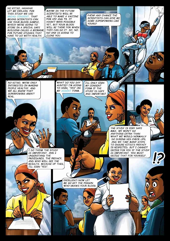 Botswana Baylor Comic Book Setswana屏幕截圖1