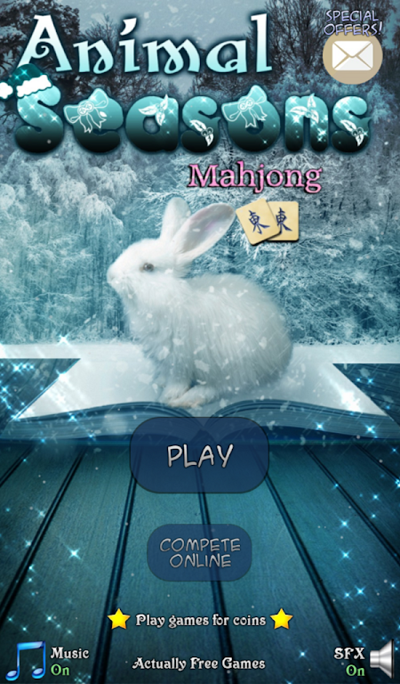 Hidden Mahjong: Animal Seasons captura de pantalla 0